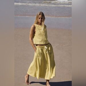 NWOT Free People Fre-est Strada Skirt Set